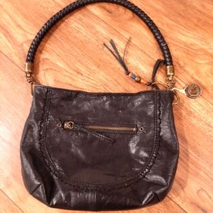 The Sak Womens Black Leather Purse